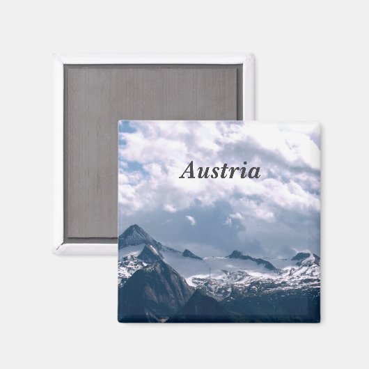 Österreich Magnet (Vorderseite/Rückseite)