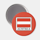 Österreich Magnet (Vorderseite/Rückseite)