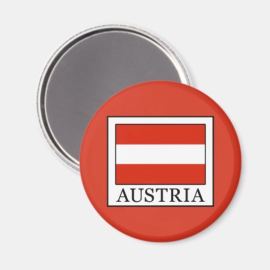 Österreich Magnet (Vorderseite/Rückseite)