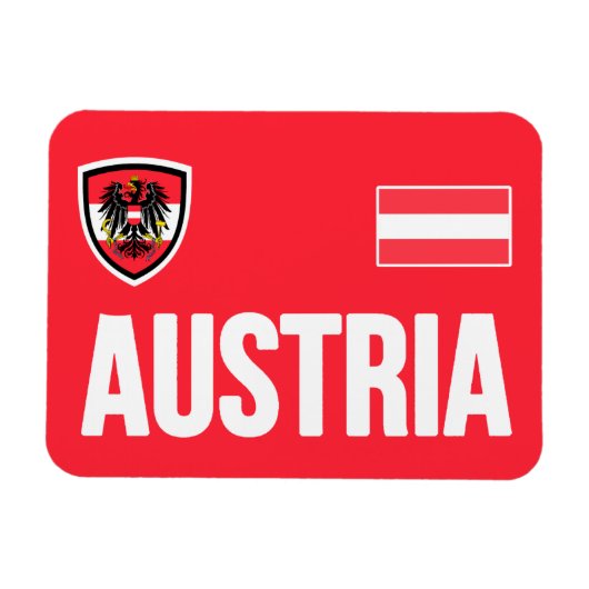 Österreich Magnet (Horizontal)