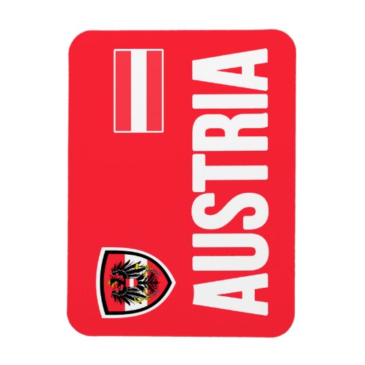 Österreich Magnet (Vertikal)