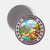 Österreich Magnet (Vorderseite/Rückseite)