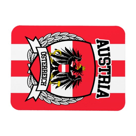 Österreich Magnet (Horizontal)