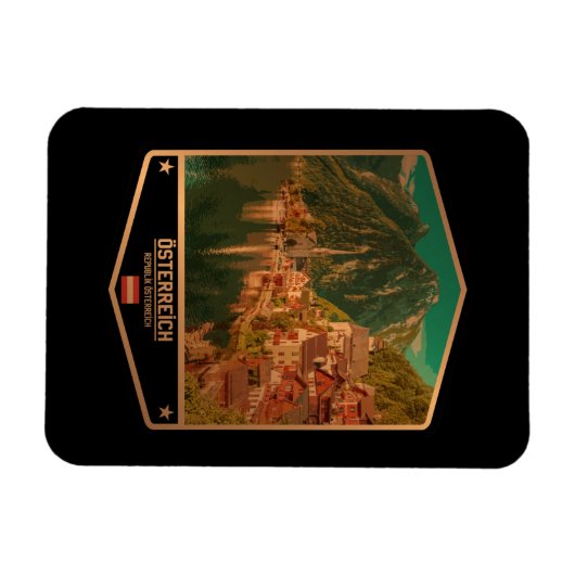 Österreich Magnet (Horizontal)