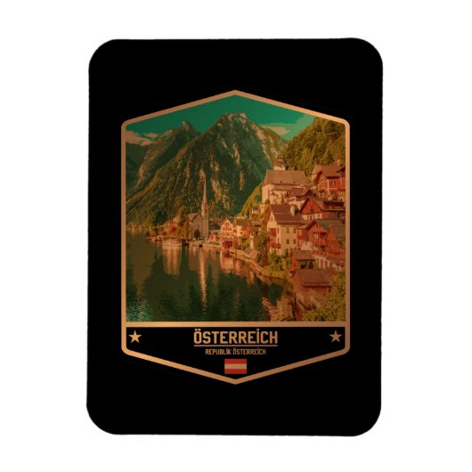 Österreich Magnet (Vertikal)