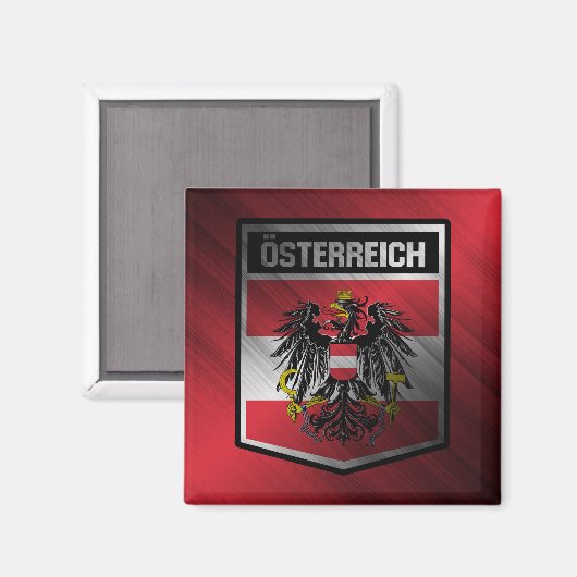Österreich Magnet (Vorderseite/Rückseite)