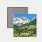 ÖSTERREICH, MAGNET (Vorderseite/Rückseite)