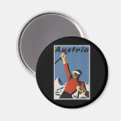 Österreich Magnet (Vorderseite/Rückseite)