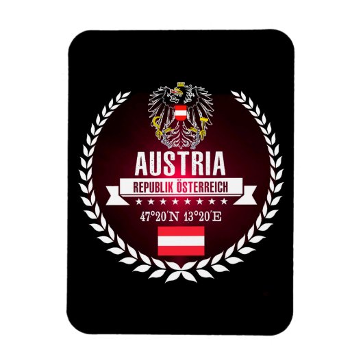 Österreich Magnet (Vertikal)