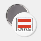 Österreich Magnet (Vorderseite/Rückseite)