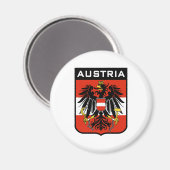 Österreich Magnet (Vorderseite/Rückseite)