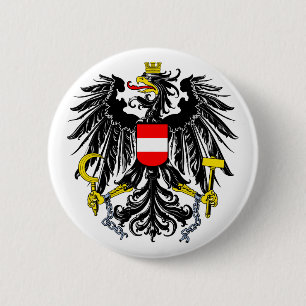 Österreich - Offizieller Wappen - Heraltrockenzei Button