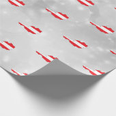 Österreich - Österreichische Flag-Karte Geschenkpapier (Ecke)