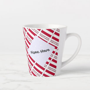 Österreich Österreichische Flagge gekachelt Schwar Milchtasse