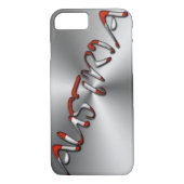 Österreich Österreichische Flaggenfarbtypografie S Case-Mate iPhone Hülle (Rückseite)