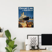 ÖSTERREICH OZEAN LINER OTRANTO POSTER (Heimbüro)
