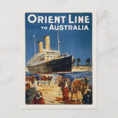ÖSTERREICH OZEAN LINER OTRANTO POSTKARTE (Vorderseite)