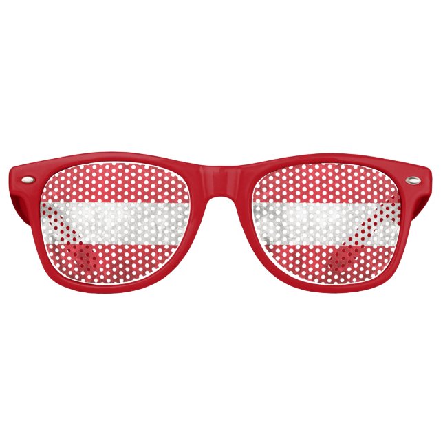 Österreich Partybrille (Vorderseite)
