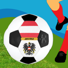 Österreich Personalisiert, Flaggen, Foto-Fußball Fußball