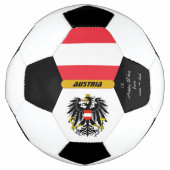 Österreich Personalisiert, Flaggen, Foto-Fußball Fußball (Vorderseite)