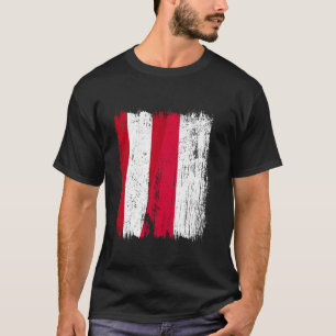 Österreich Polen Halbfahne Österreichische Polnisc T-Shirt