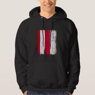 Österreich Polen Halbflagge Österreichische Polnis Hoodie