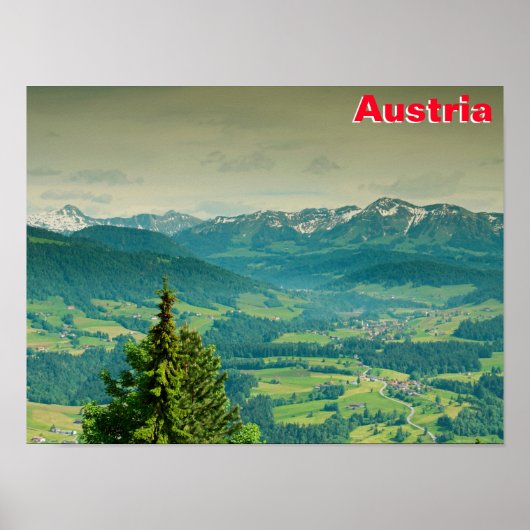Österreich Poster (Vorne)