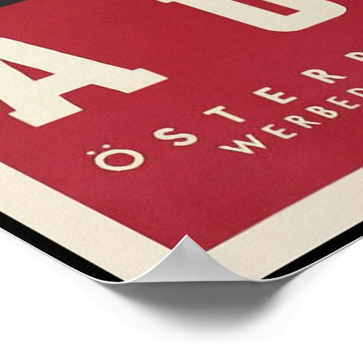 Österreich Poster (Ecke)