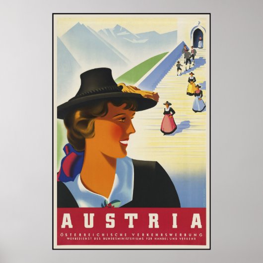 Österreich Poster (Vorne)