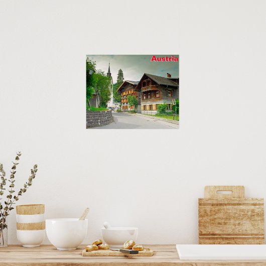 Österreich Poster (Küche)