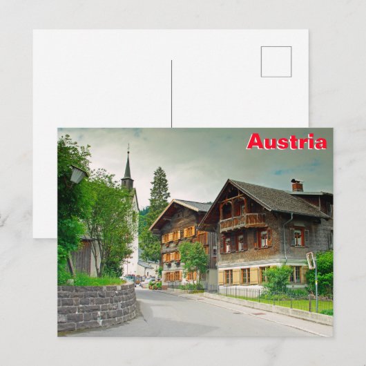 Österreich Postkarte (Vorne/Hinten)