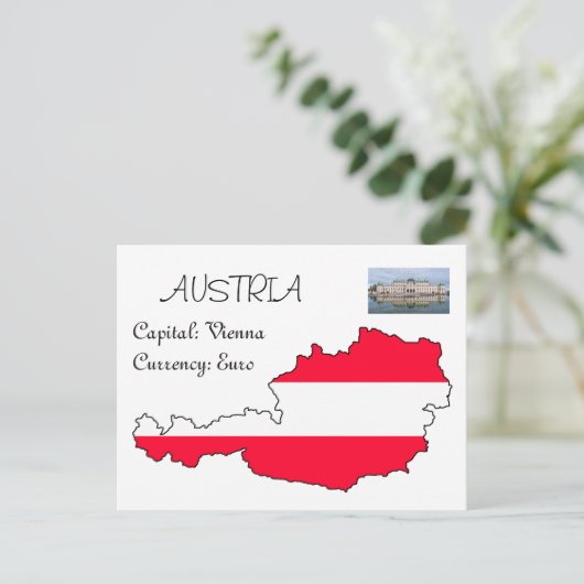 Österreich Postkarte (Stehend Vorderseite)