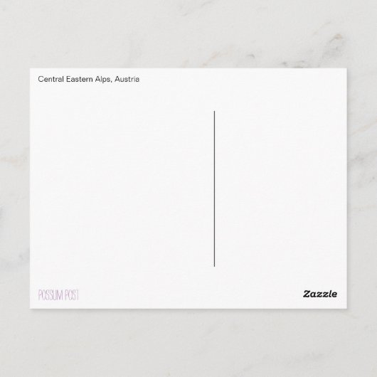 Österreich Postkarte (Rückseite)