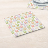 Osterreich Rechteckiger Pappuntersetzer (angewinkelt)