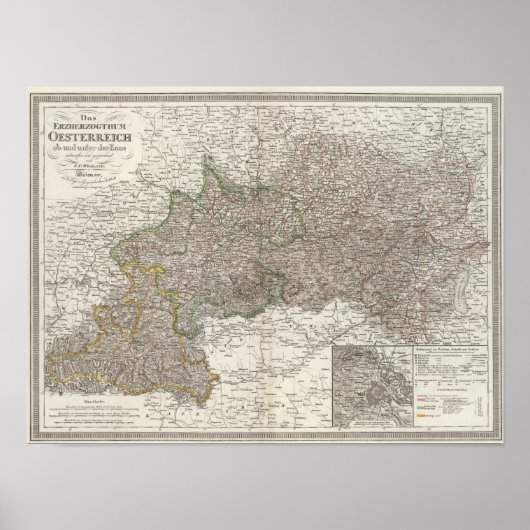 Österreich - Region Wien Poster (Vorne)