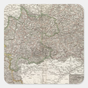 Österreich - Region Wien Quadratischer Aufkleber