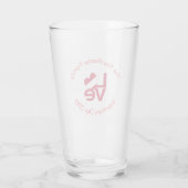 Österreich - Roter Brief-LIEBE Personalisiert Glas (Rückseite)
