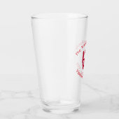 Österreich - Roter Brief-LIEBE Personalisiert Glas (Rechts)