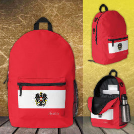 Österreich, Rucksack, österreichische Flagge, Embl Bedruckter Rucksack