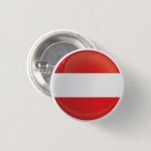 Österreich Runde Icon-Flagge Button (Vorne & Hinten)