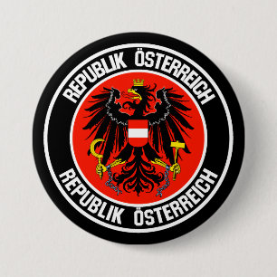Österreich-RundEmblem Button