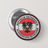 Österreich-RundEmblem Button (Vorne & Hinten)