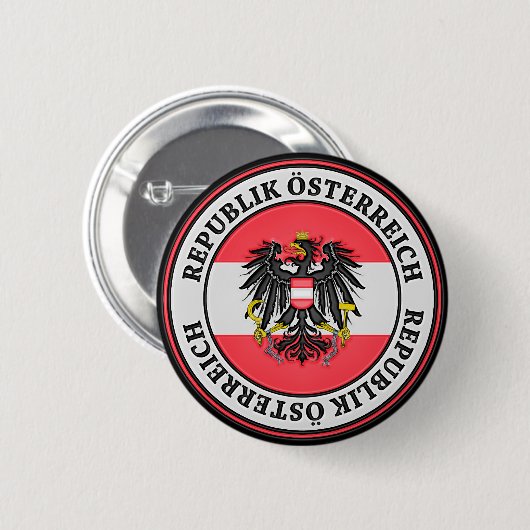 Österreich-RundEmblem Button (Vorne & Hinten)