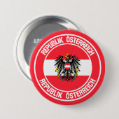 Österreich-RundEmblem Button (Vorne & Hinten)