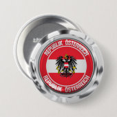 Österreich-RundEmblem Button (Vorne & Hinten)