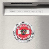 Österreich-RundEmblem Magnet (In Situ (Geschirrspüler))