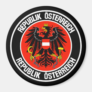 Österreich-RundEmblem Magnet