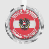 Österreich-RundEmblem Ornament (Rückseite)