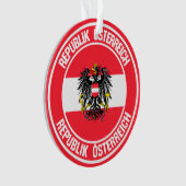 Österreich-RundEmblem Ornament (Vorderseite)