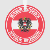 Österreich-RundEmblem Ornament (Rückseite)